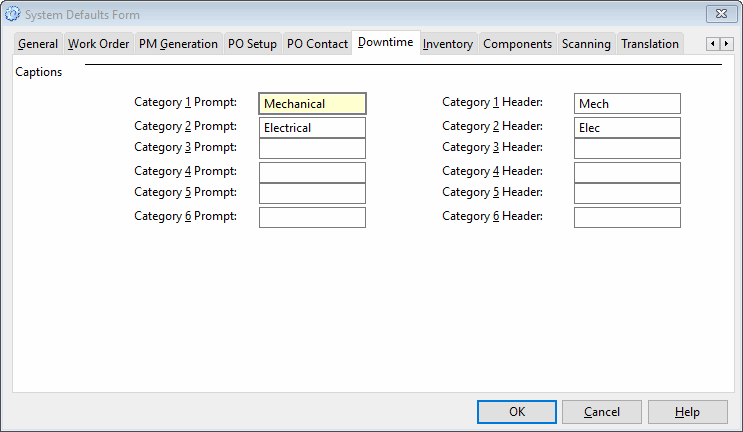 maintenance management software setup downtime