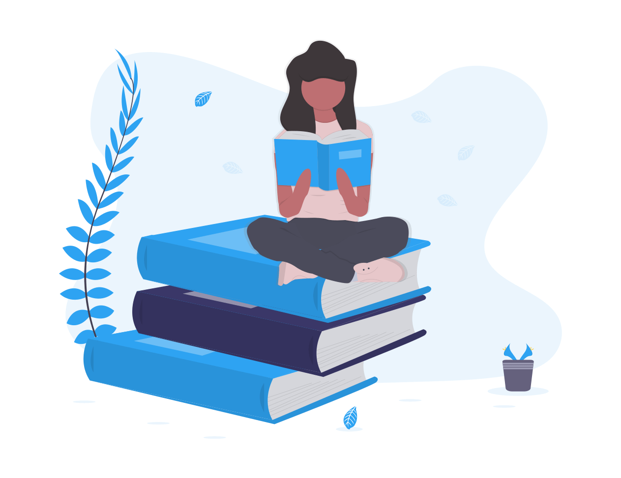 education-cmms-book-reader woman reading a book in an education facility with school maintenance software