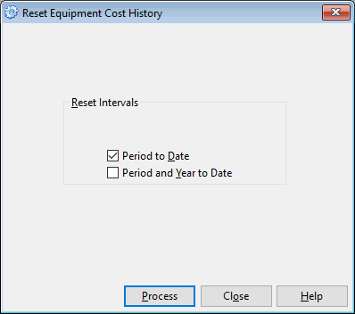 cmms reset equipment cost history