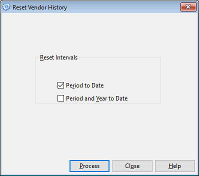 cmms reset vendor history