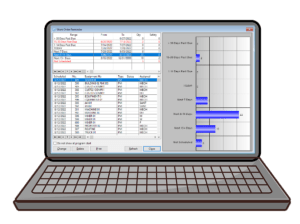 laptop used for CMMS training