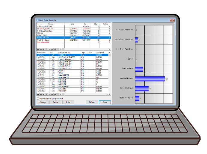 cmms-software-free-trial-wo-reminder cmms software free trial running on laptop computer
