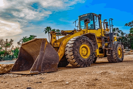 construction equipment maintained with maintenance software