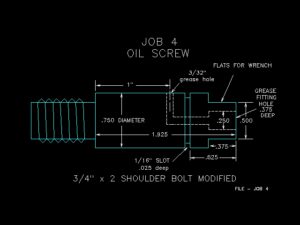 oilscrew Diagram of a screw